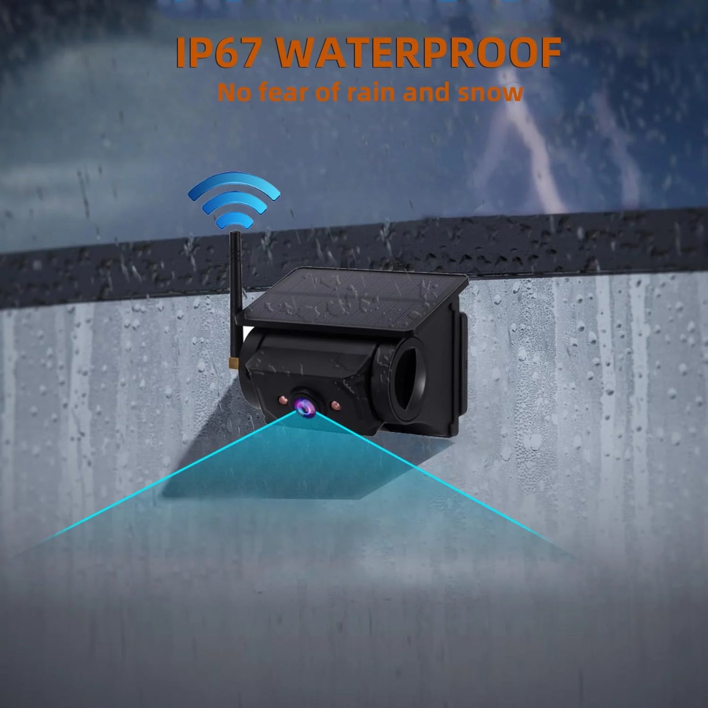 Oranwin Magnetic Solar Wireless Backup Camera