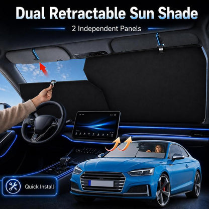 Oranwin Automatic Retractable Car Windshield Sunshade