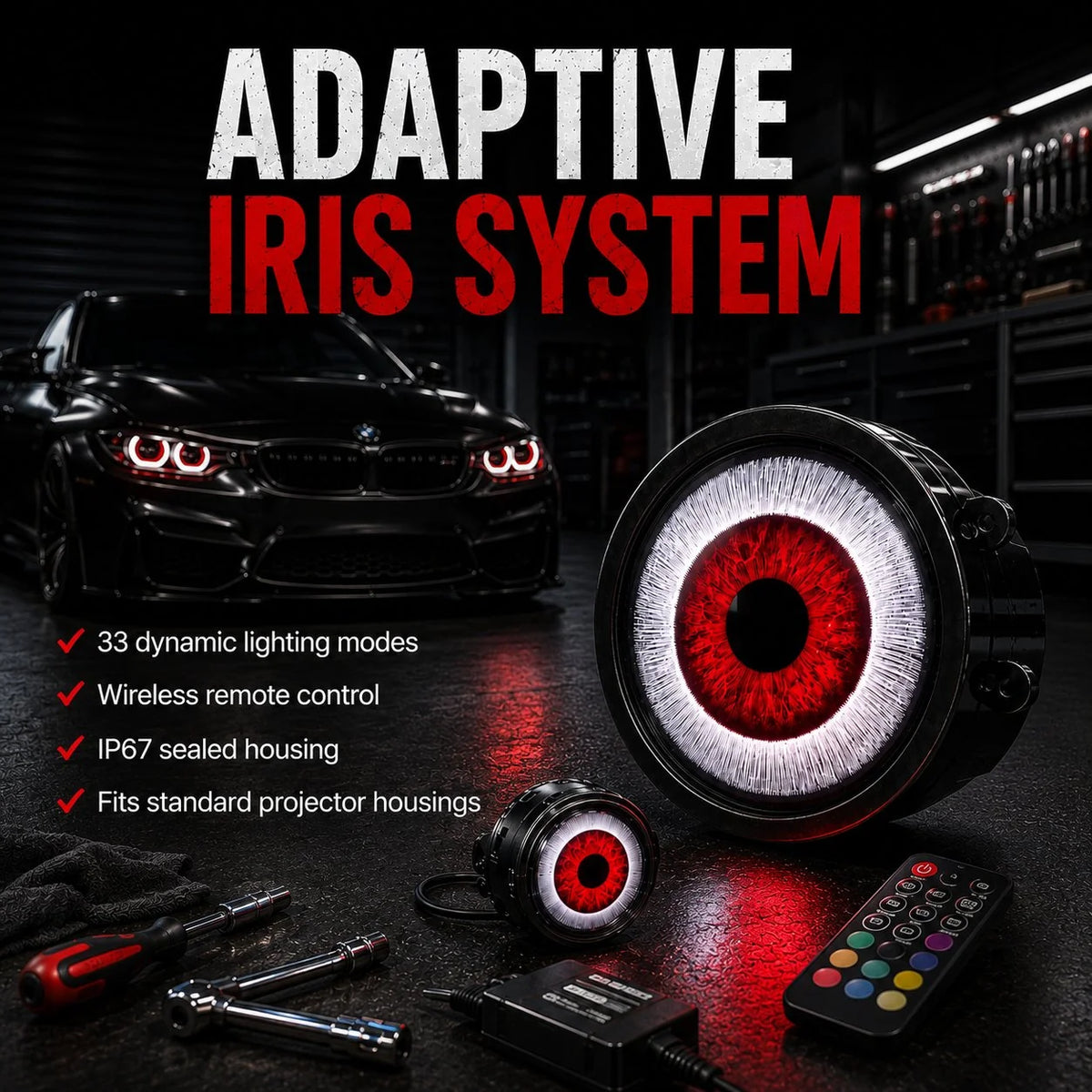 Oranwin Demon Eye LED Headlight Kit