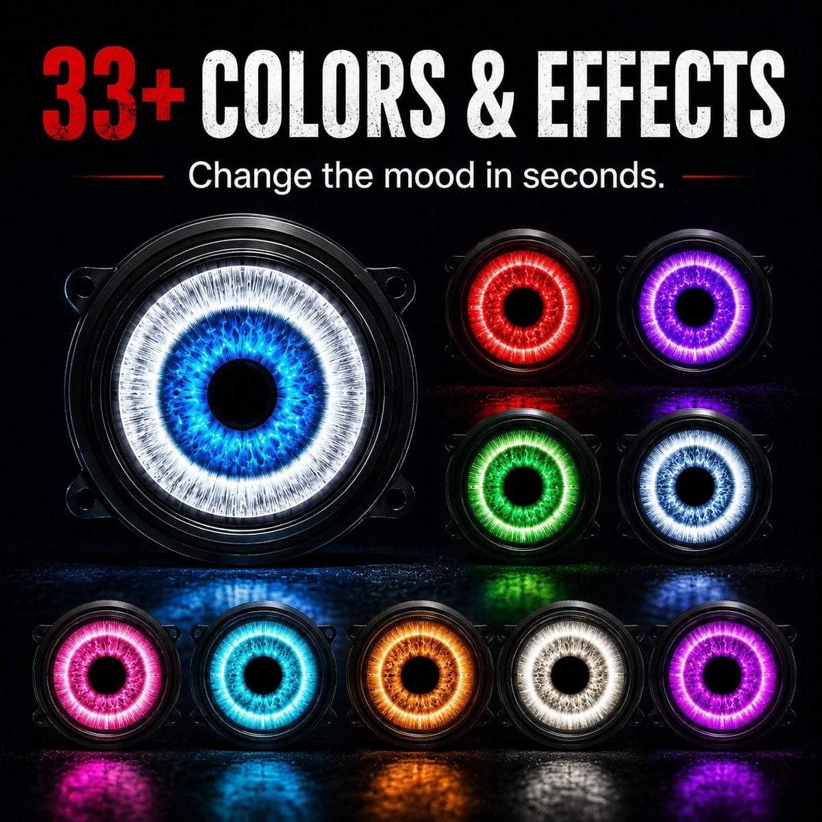 Oranwin Demon Eye LED Headlight Kit
