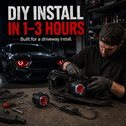 Oranwin Demon Eye LED Headlight Kit