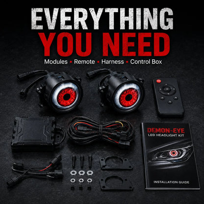 Oranwin Demon Eye LED Headlight Kit