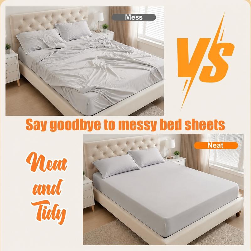 Oranwin 4-Pack Heavy Duty Bed Sheet Clips