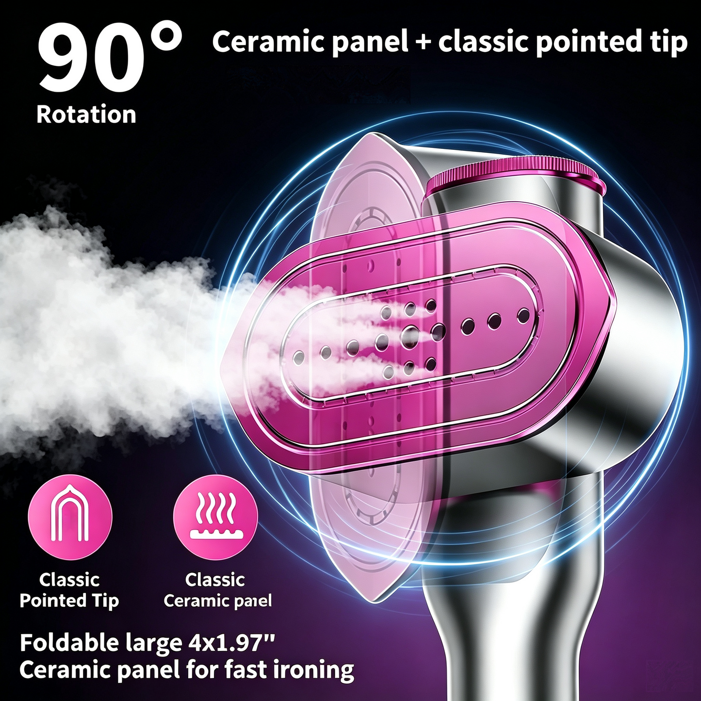 Oranwin 2-in-1 Portable Steam Iron & Garment Steamer