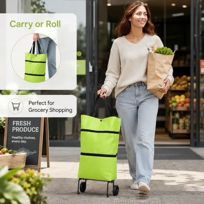 Oranwin Foldable Wheeled Shopping Trolley Bag