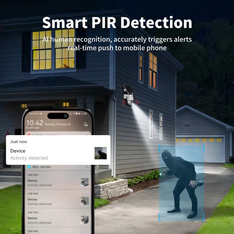 Oranwin 2K 4MP Solar Security Camera (WiFi/4G)