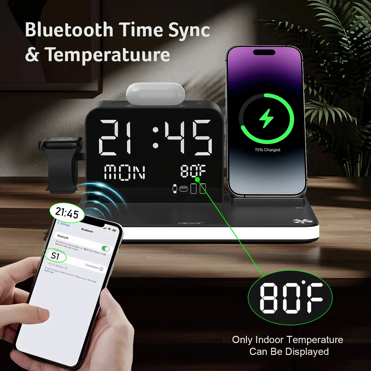 Oranwin Multifunctional Wireless Charging Station