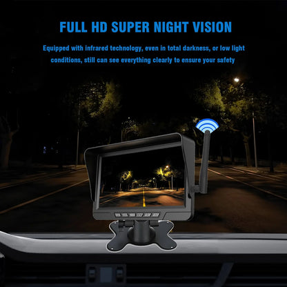 Oranwin Magnetic Solar Wireless Backup Camera