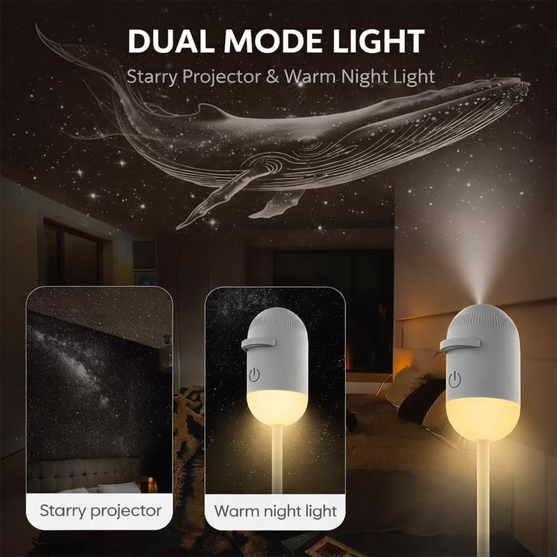 Oranwin 2-in-1 Galaxy Star Projector Night Light with USB Power