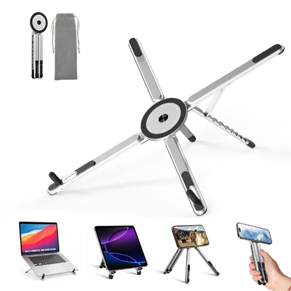 Oranwin 4-in-1 Foldable Laptop Stand with Phone Holder