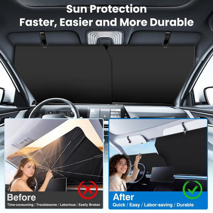 Oranwin Automatic Retractable Car Windshield Sunshade