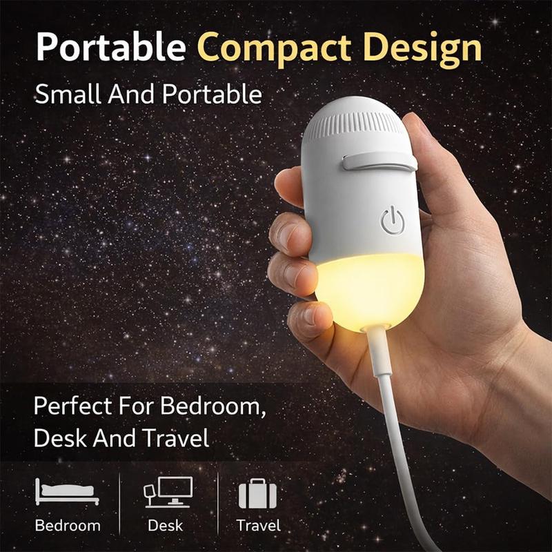 Oranwin 2-in-1 Galaxy Star Projector Night Light with USB Power