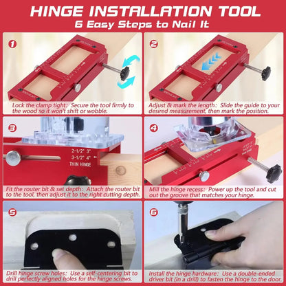 Oranwin Door Hinge Installation Jig Tool