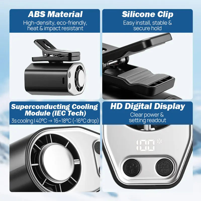 Oranwin Semiconductor Clip On Cooling Fan
