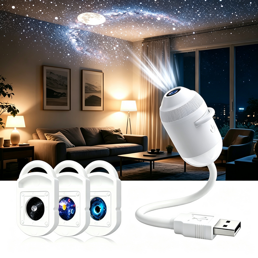 Oranwin 2-in-1 Galaxy Star Projector Night Light with USB Power