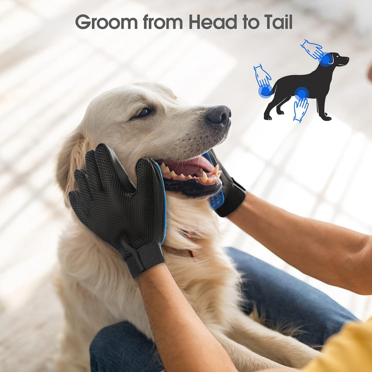 Oranwin Pet Grooming Gloves