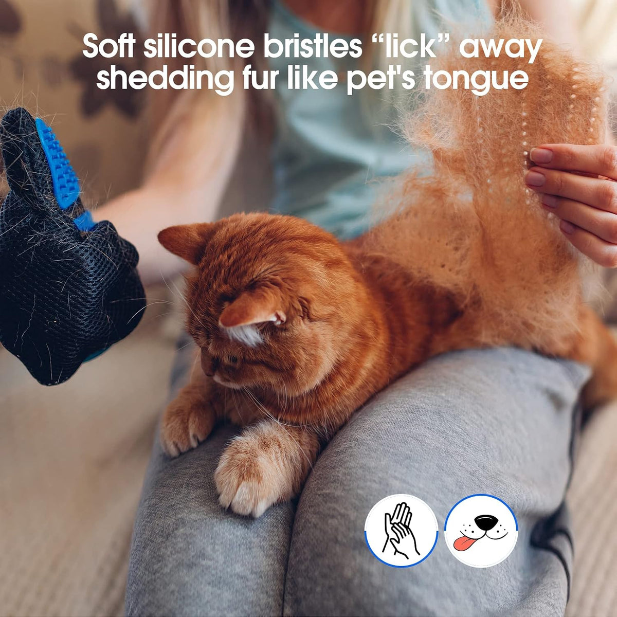 Oranwin Pet Grooming Gloves