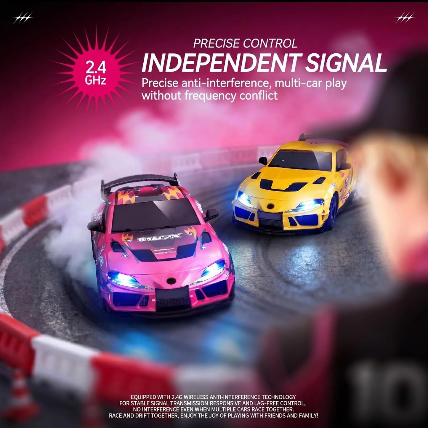 Oranwin 1:43 RC Drift Car – Lion Dance Painting