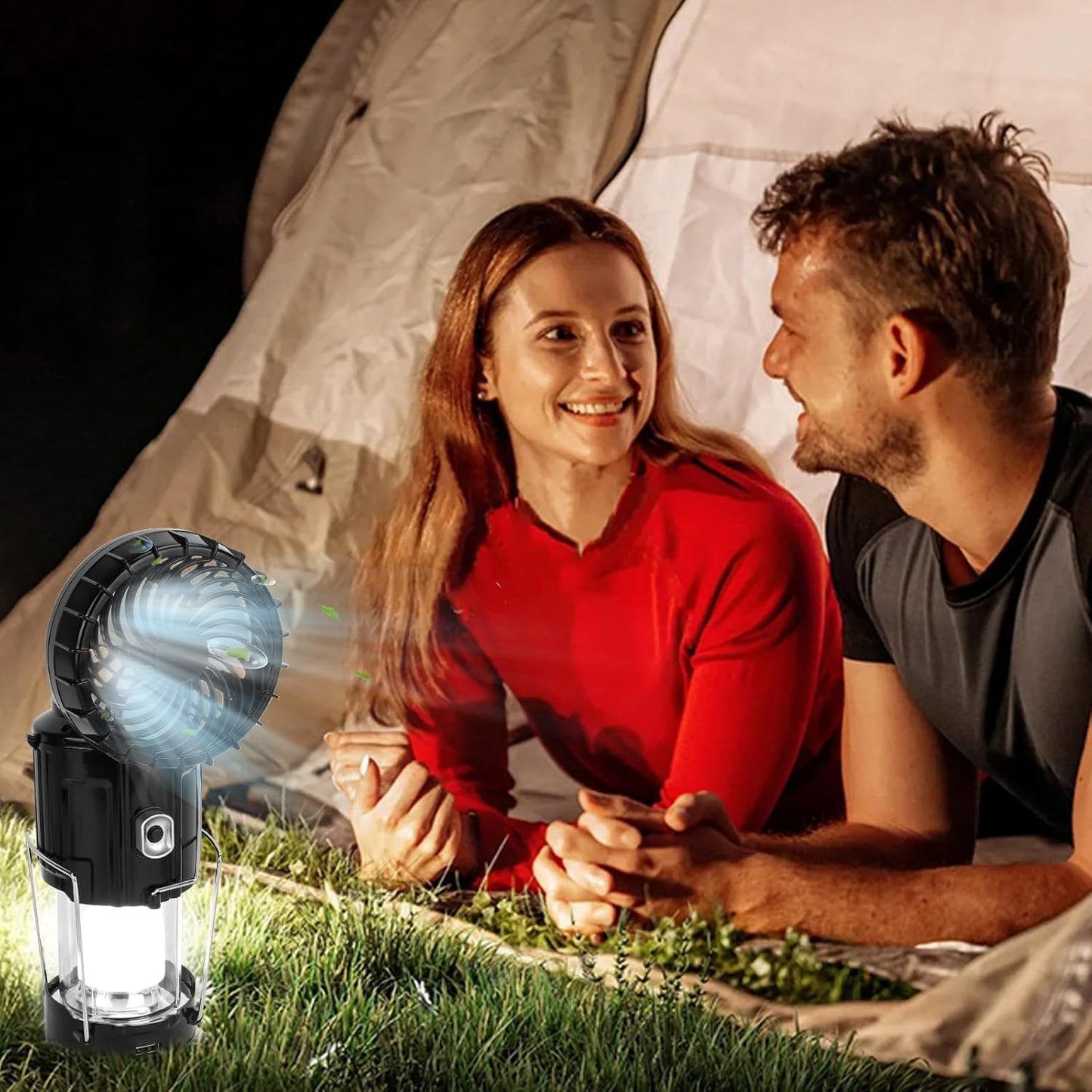 5-in-1 Solar Camping Lantern & Fan