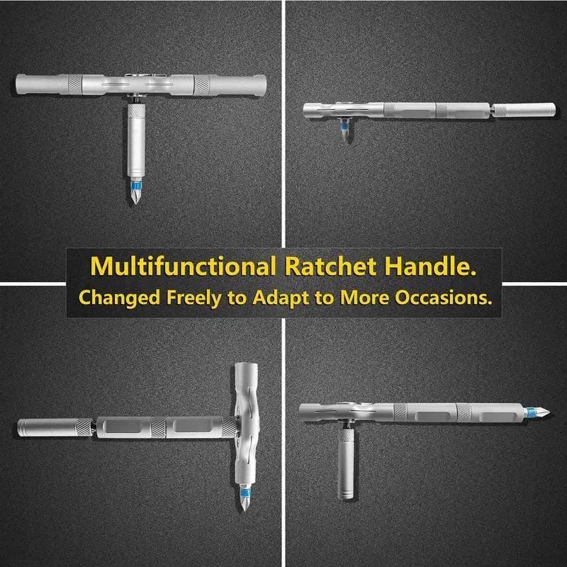 Oranwin 24-in-1 Magnetic Ratchet Screwdriver Set – Compact Multi-Tool Kit with Portable Case