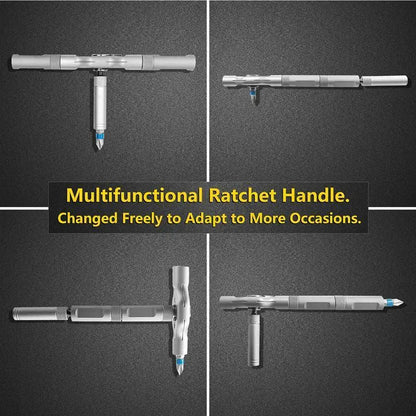 Oranwin 24-in-1 Magnetic Ratchet Screwdriver Set – Compact Multi-Tool Kit with Portable Case