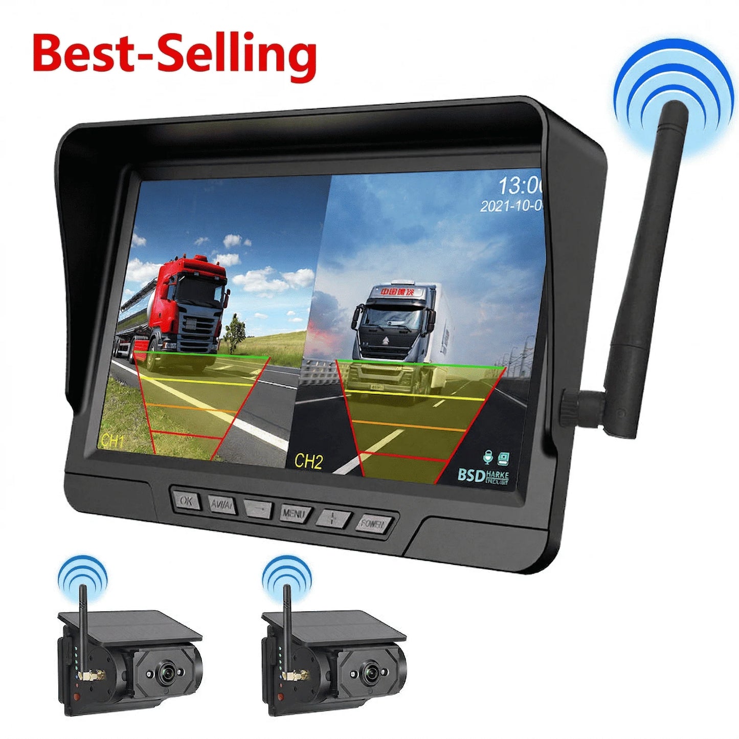 Oranwin Magnetic Solar Wireless Backup Camera