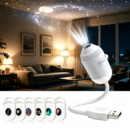 Oranwin 2-in-1 Galaxy Star Projector Night Light with USB Power