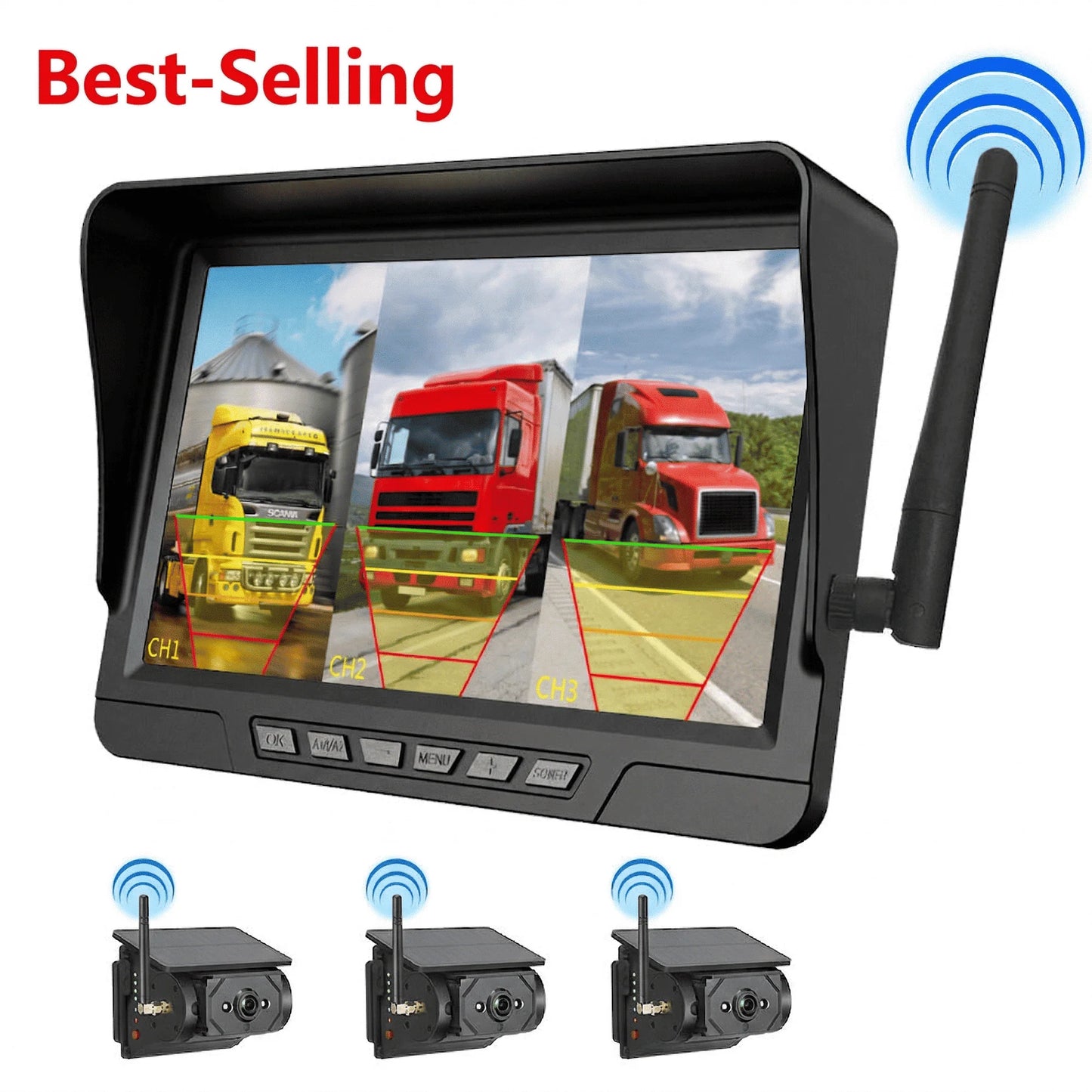 Oranwin Magnetic Solar Wireless Backup Camera