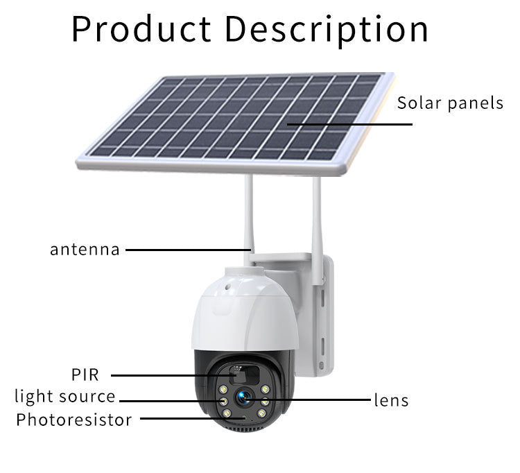 Oranwin 2K 4MP Solar Security Camera (WiFi/4G)