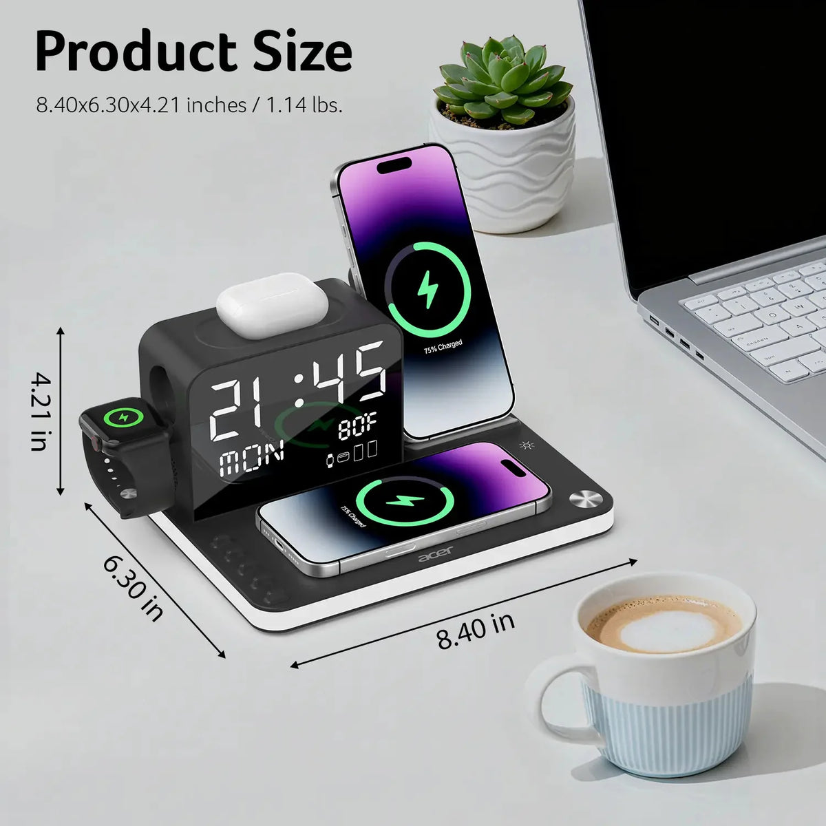 Oranwin Multifunctional Wireless Charging Station