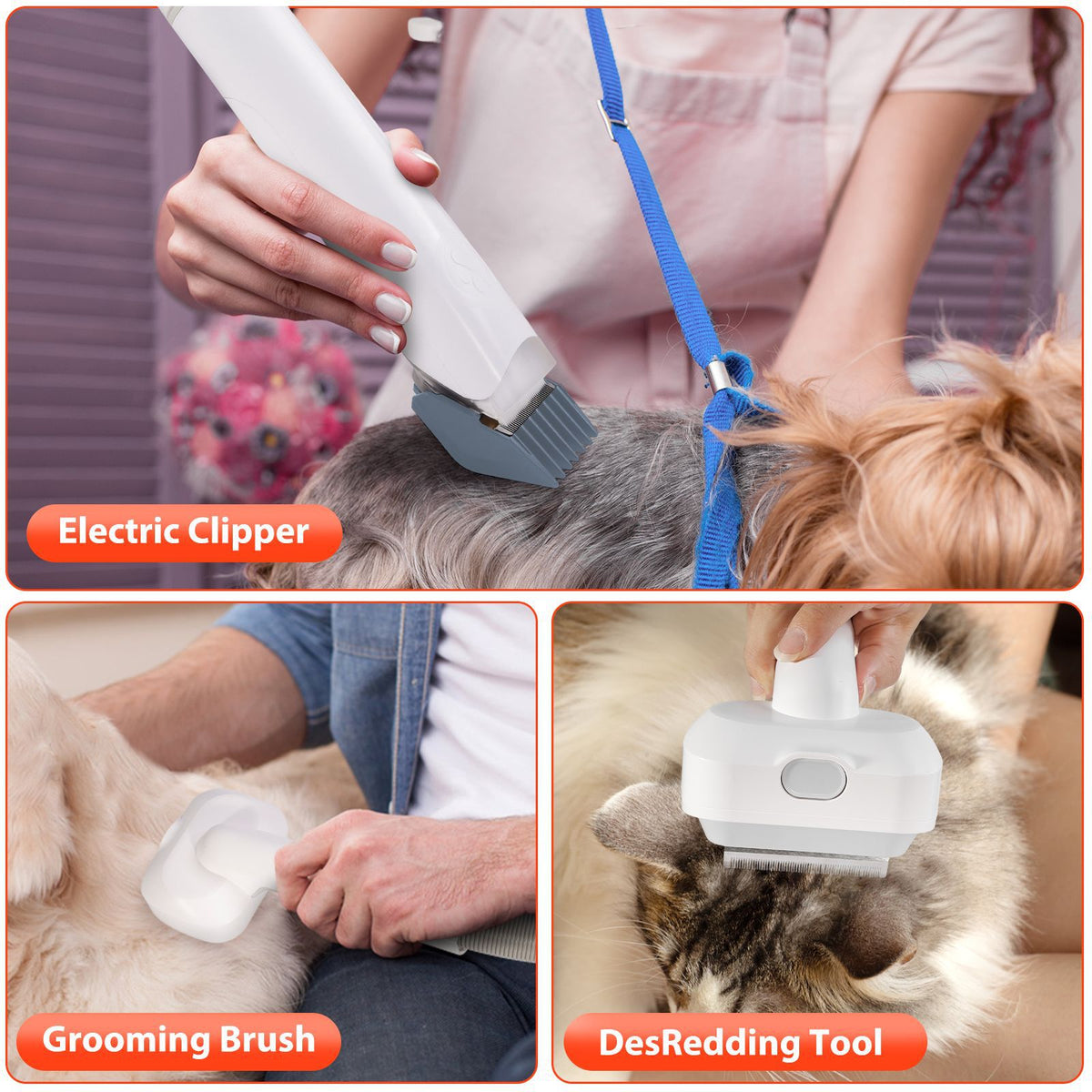 Oranwin Pet Grooming Vacuum Kit