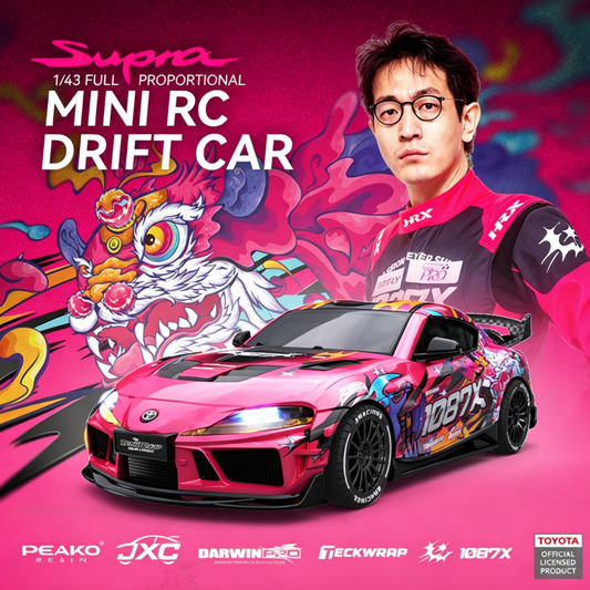 Oranwin 1:43 RC Drift Car – Licensed Toyota Supra