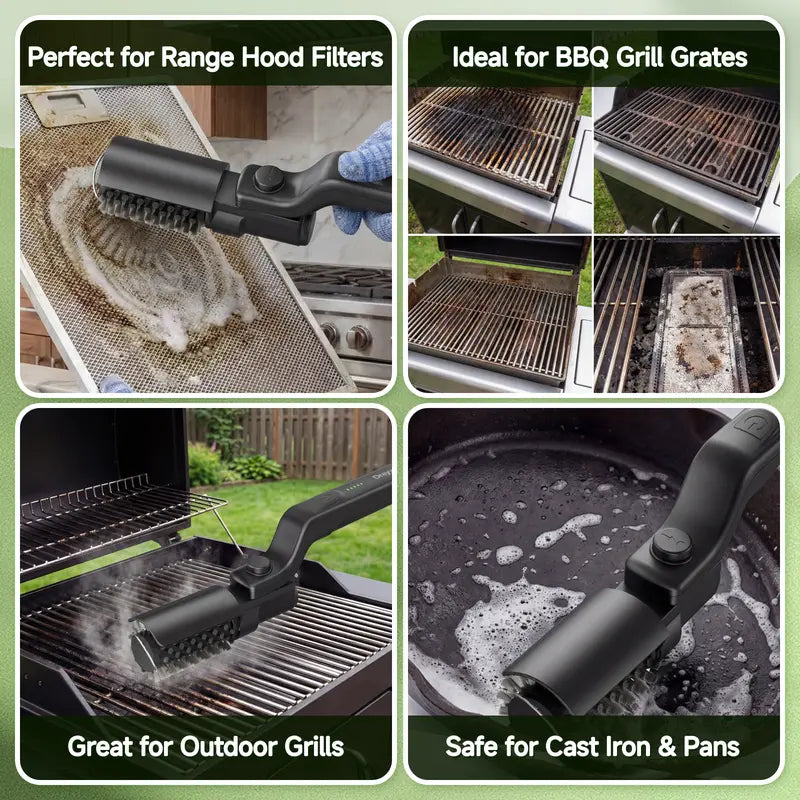 Oranwin 2-in-1 Cordless Electric Grill Brush & Scrubber