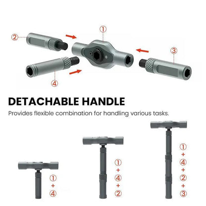 Oranwin 24-in-1 Magnetic Ratchet Screwdriver Set – Compact Multi-Tool Kit with Portable Case
