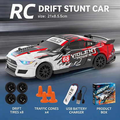 Oranwin 1:24 Scale Velocity Power RC Drift Stunt Car with 2.4GHz Remote Control