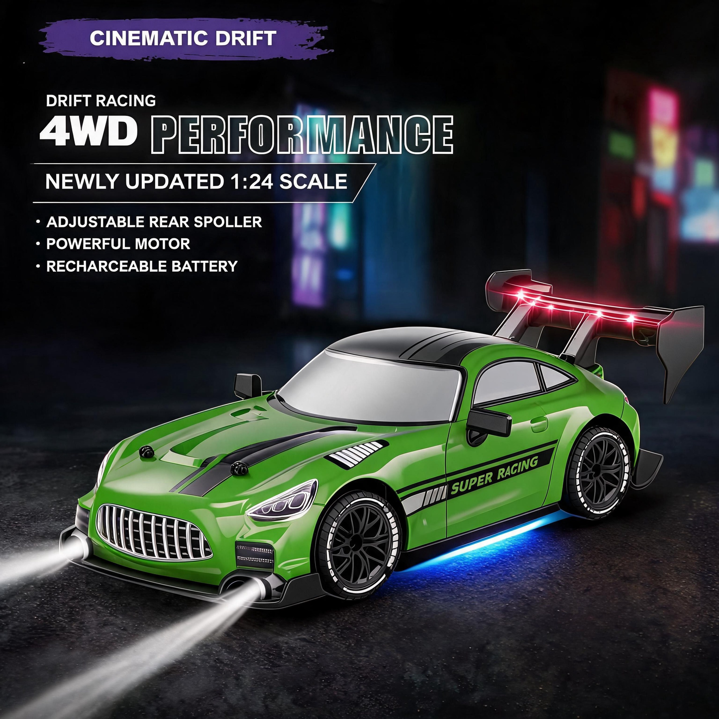 Oranwin 1:24 4WD RC Drift Car – Super Racing Style