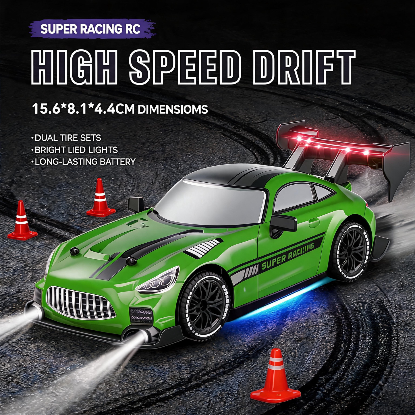 Oranwin 1:24 4WD RC Drift Car – Super Racing Style