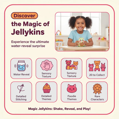 Oranwin Magic Jellykins Water Reveal Squishy Plush Toy