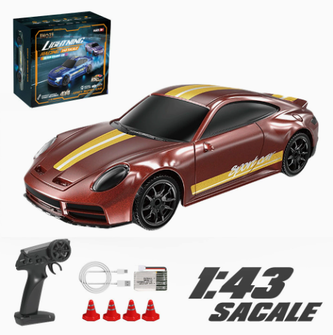 Oranwin ENOZE 8502 1:43 RC drift car in red with remote control and accessories