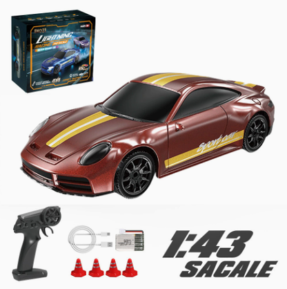 Oranwin ENOZE 8502 1:43 RC drift car in red with remote control and accessories