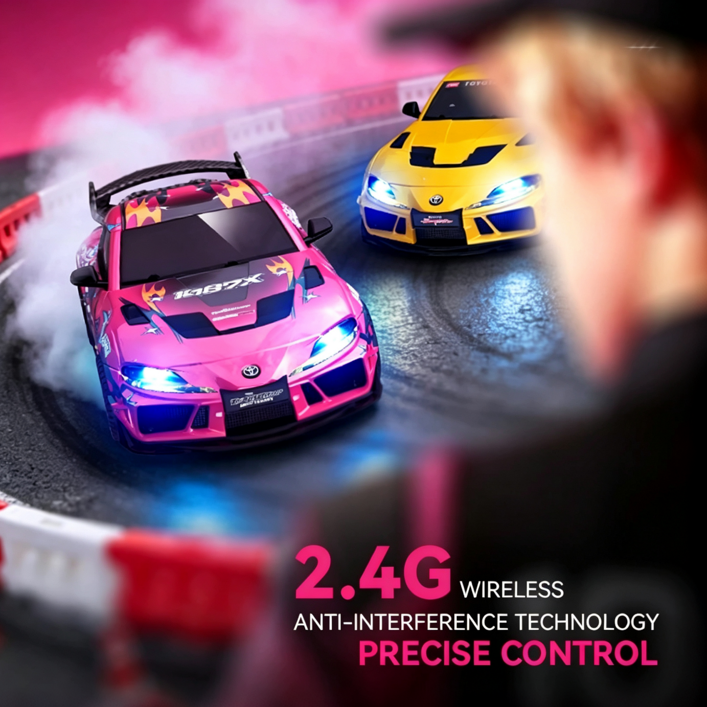 Oranwin 1:43 RC Drift Car – Licensed Toyota Supra